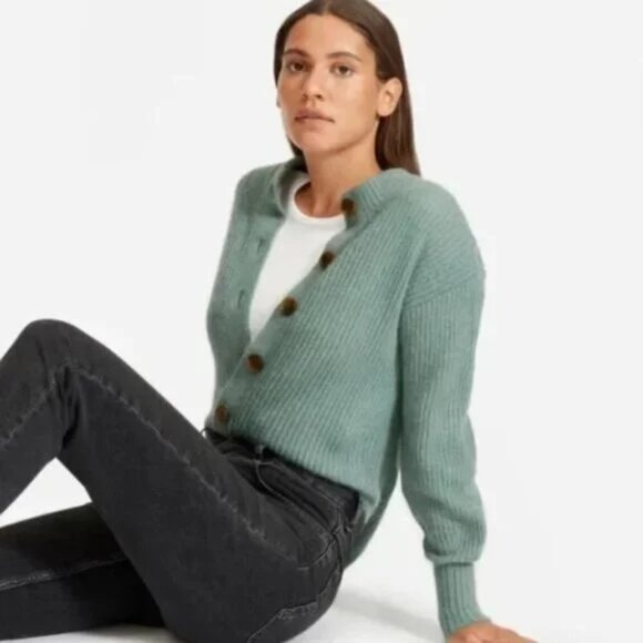 Everlane Sweaters - Everlane The Cropped Alpaca Cardigan  M